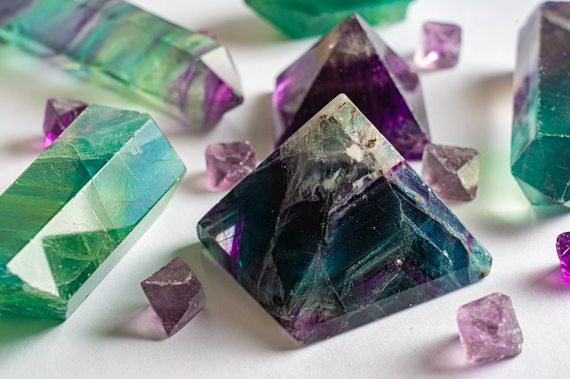 close up photo of crystals