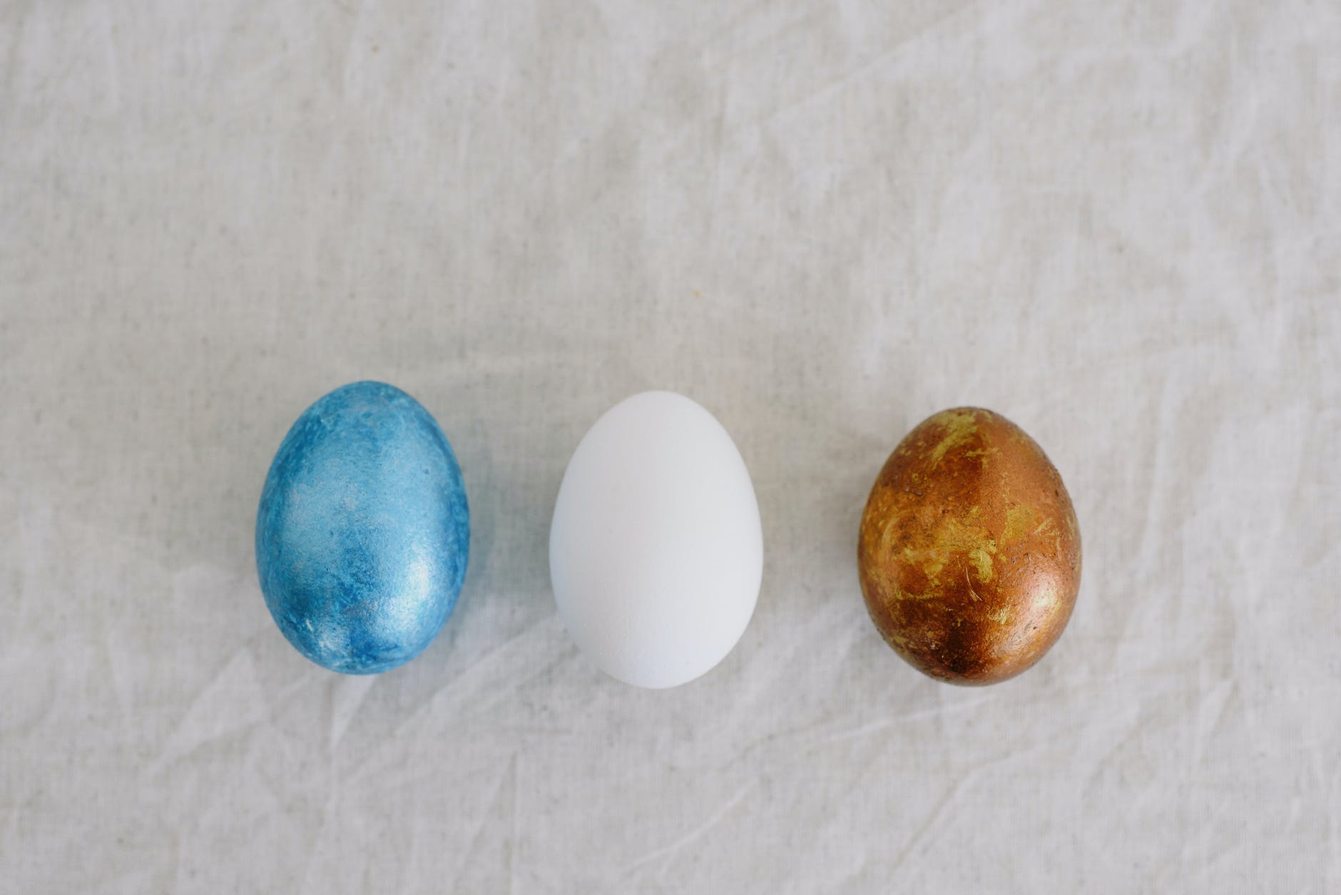 eggs in different colors